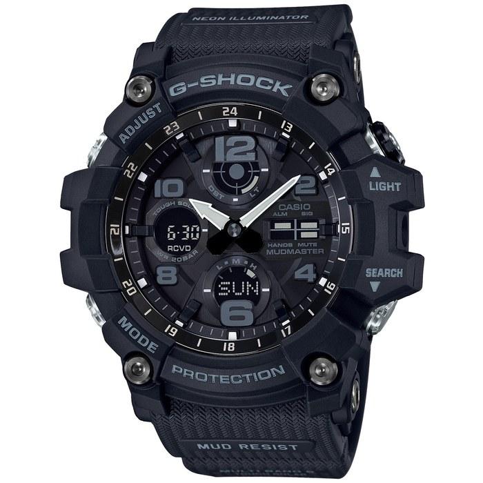 Casio G-Shock Mudmaster Радио-Солнечные GWG-100-1AJF Мужские Черные