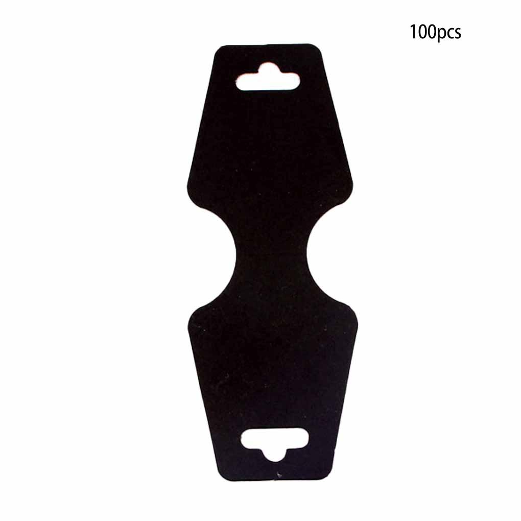 100 шт. Карточки для ожерелий, Дисплей, Бирки для серег, Складной органайзер для упаковки, Самостоятельная сборка, DIY, Хранение аксессуаров