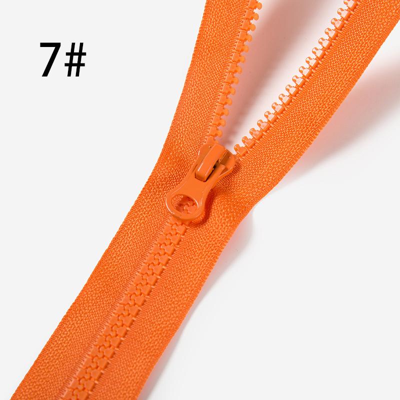 5# Спиральные молнии из смолы Портной Цветная молния с открытым концом DIY Ручная работа Пуховик Пальто Одежда Швейные аксессуары
