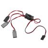 JR To JST Y Splitter Harness Parallel Wire 1 for 3 Y Cable with Switch for Remote Control Cars