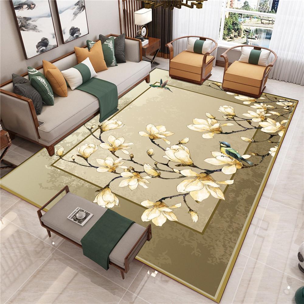 Новый ковер в китайском стиле для гостиной, ковер в китайском стиле под диван и журнальный столик, прикроватный ковер в классическом стиле