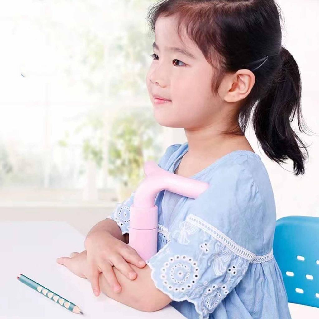 Children Sitting Posture Corrector Vision Protection Writing Sitting Posture Corrector Pink