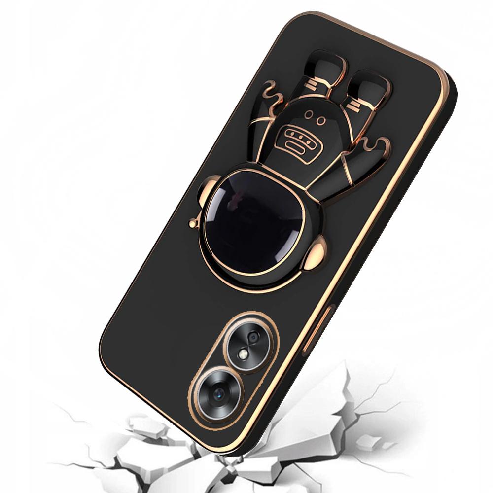 Oppo A17 Case, Astronaut, Black
