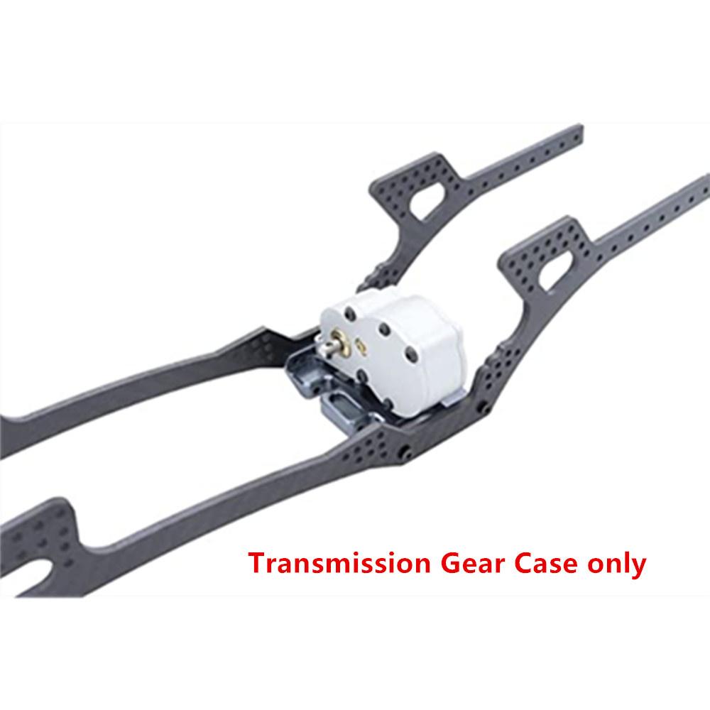 1× Черный корпус трансмиссии, высокая скорость, для Axial SCX10, масштаб 1/10, RC краулер