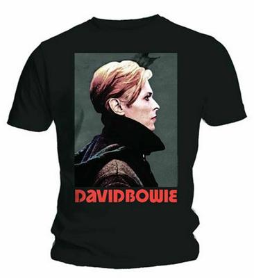 Official David Bowie Low Portrait Mens Black T Shirt David Bowie Classic Tee