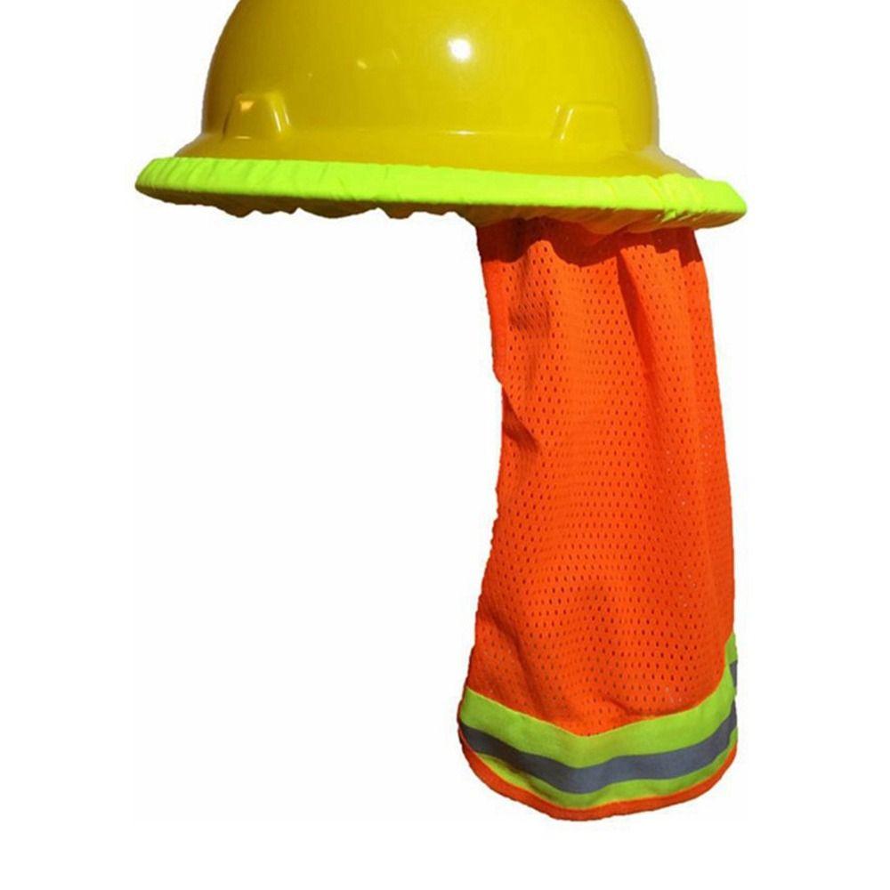 Сетчатая ткань Защитная каска Солнцезащитный козырек Светоотражающая накладка на козырек Светоотражающий щиток для шеи Лето