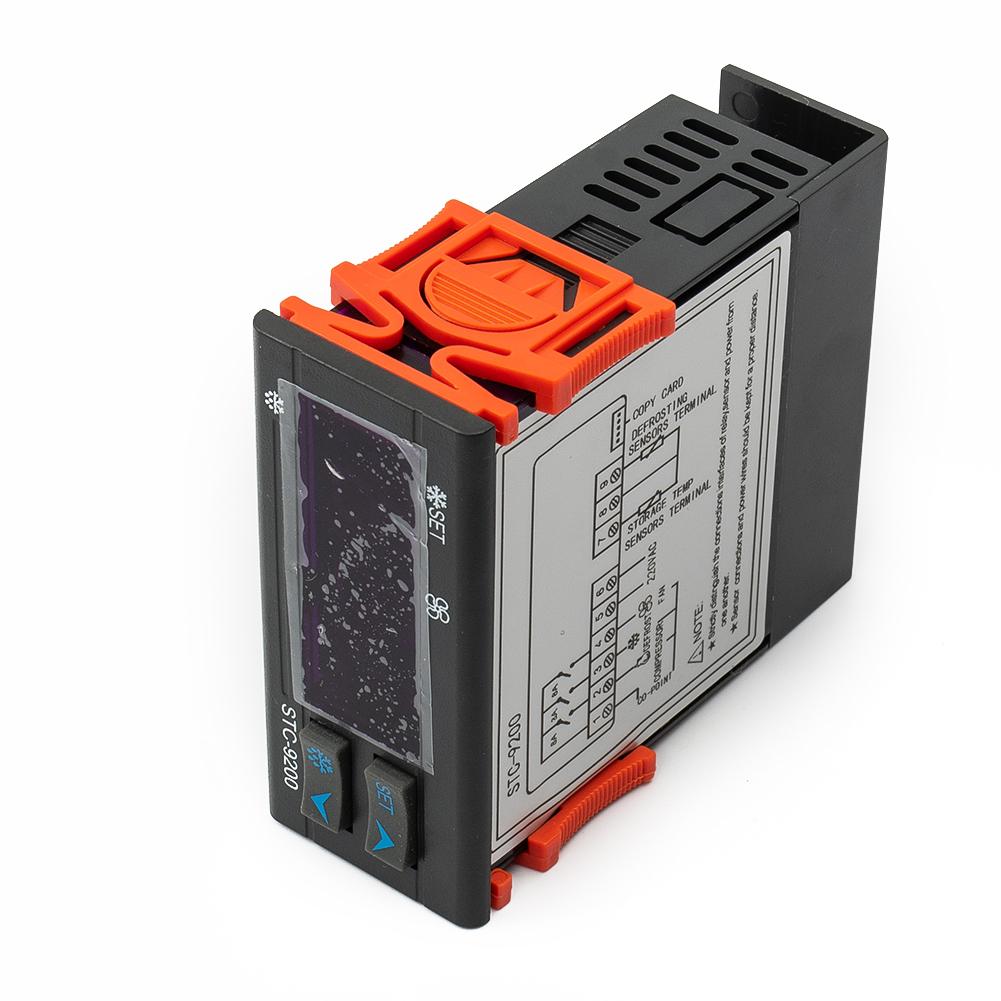 Цифровой терморегулятор AC 220V STC9200 для эффективного управления температурой с двойными датчиками и функцией разморозки