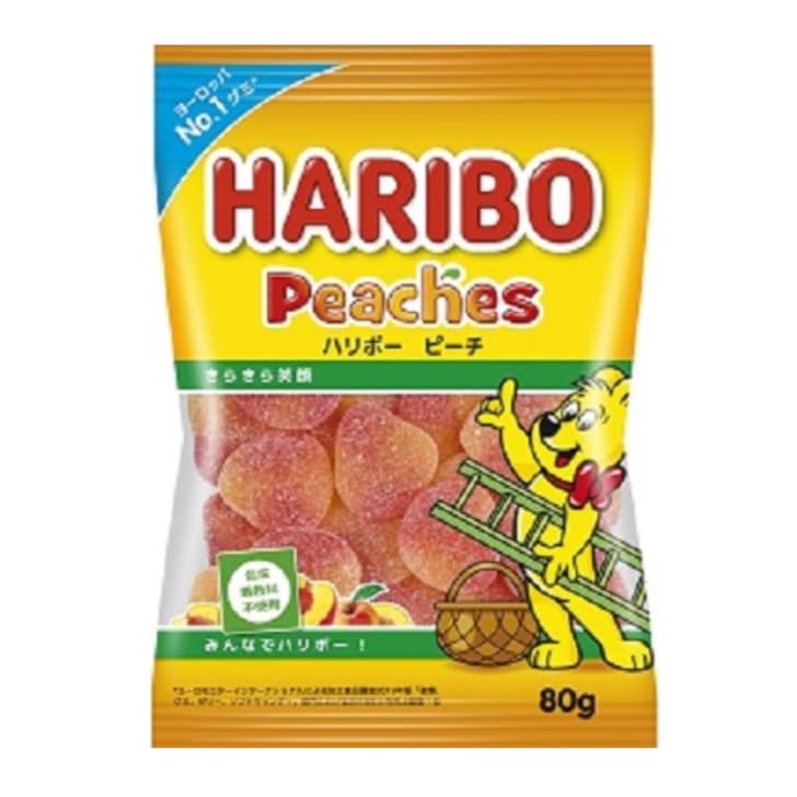 Haribo набор из 8 видов Star Happy Gold Mixed Happy Sour Sour x 1 каждого В комплекте с оригинальным полотенцем (Грейпфрут, Микс, Персик, Кола, Медведь, Кислый, Кола, Марио) (8