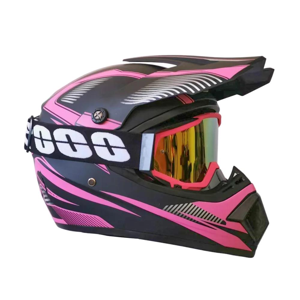 Kids Karting & Youth Dirt Bike Helmets + Goggles DOT Certified Enhanced Protection