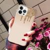 Чехлы для iPhone 14 12 11 13 Pro Max Чехол Силиконовый Funda на iPhone 13Mini X XS Max XR 8 7 14 Plus Переливающийся Блеск Розовый
