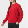 adidas Спортивный стиль жизни Серия буквенный принт круглый вырез пуловер длинный рукав толстовка женская толстовка красный JE3600