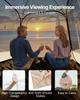 VEVOR Pop up Sports Tent, 1.83x1.83 m Clear Bubble Tent for 2-4 Persons, Waterproof Outdoor Pod with Floor Mat & Top Cover