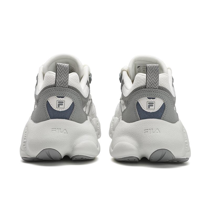FILA Fern 2 Abrasion Resistant Low top Casual Shoes Men's Coconut Milk White/White Agate Gray F12M511101FCW