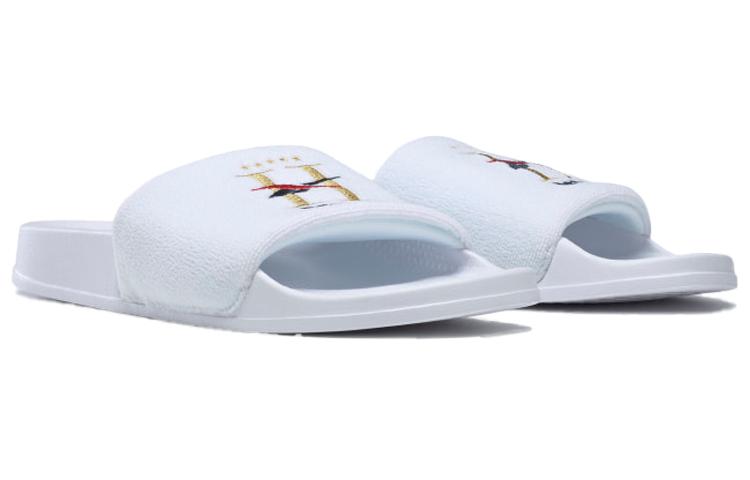 Reebok Классические шлепанцы Белые с золотым логотипом FY3078