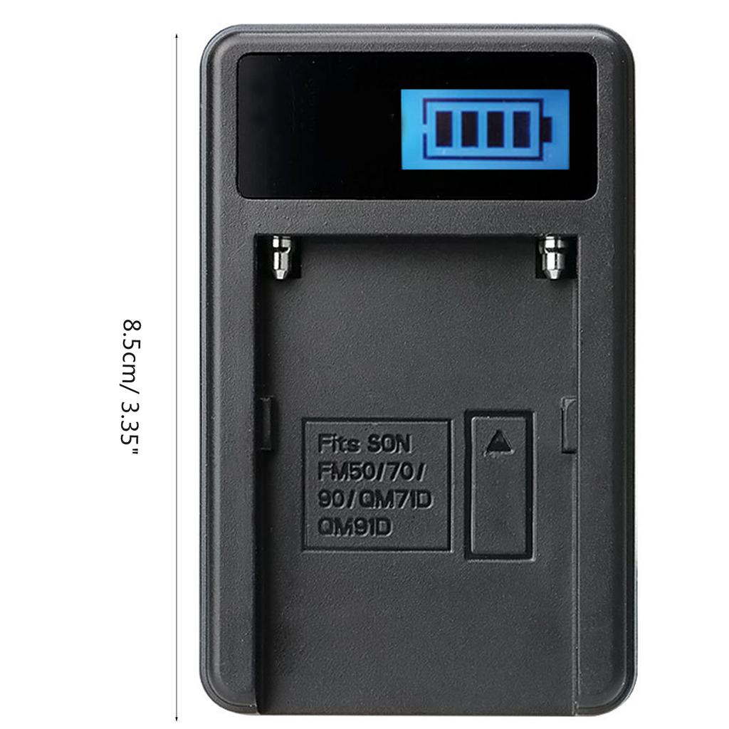 Convenient Micro USB Charger for NPF550/F750/F960/F970 NPFM50/FM70/FM90 QM71D 91D NPF500H/F55H Cameras Easy to use