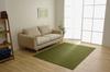 IKEHIKO CORPORATION Rug/Carpet, Solid Color, Corum, Washable, All-Season, Green, 185x185cm (Approx. 2 Tatami Mats) #4514029
