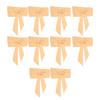 10pcs Chair Sashes Exquisite Reusable Chair Bows for Hotel Weddings Meetings Chair Decoration