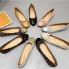 Fashion Multi-Colors Women Round Toe Bowtie Flats Shoes Luxury Patchwork Plaid Loafers Comfy Roll-Up Ballerina Ladies Dress Sapatos 2025