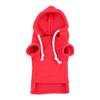Cute Ferret Hoodie Solid Color Drawstring Hooded Sweatshirt Thick Fluffy Pet Hoodie Foreleg Elastic Hamster Guinea Clothes