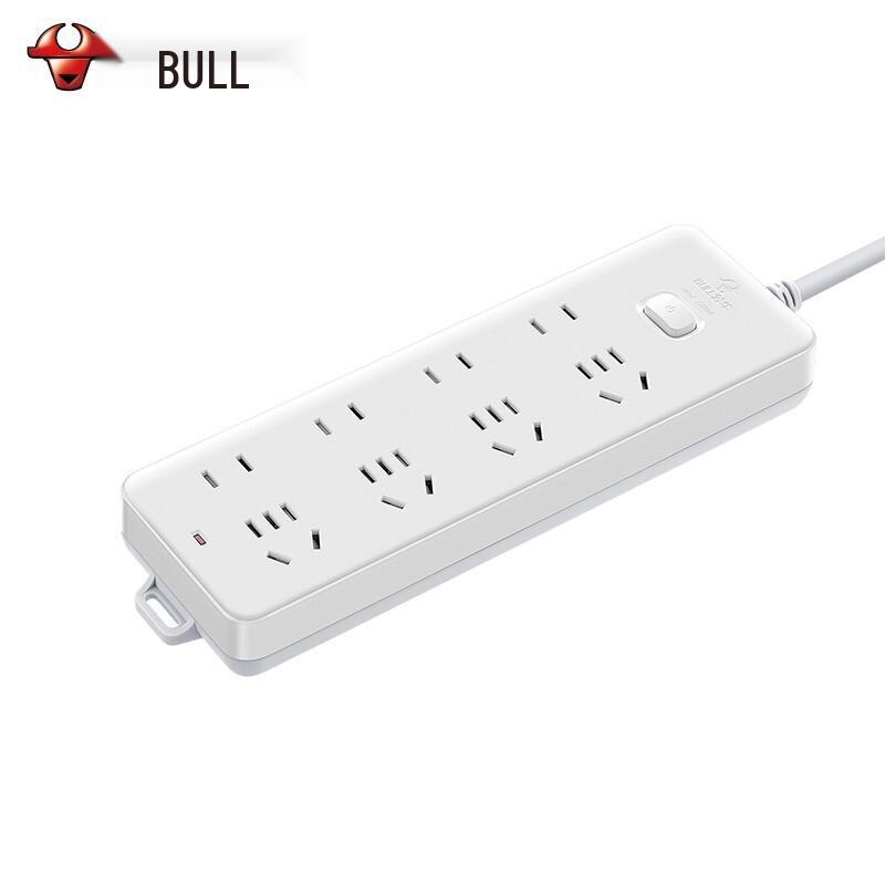BULL GN-403 8-Outlet Power Strip with Master Switch CN plug (adapter included)
