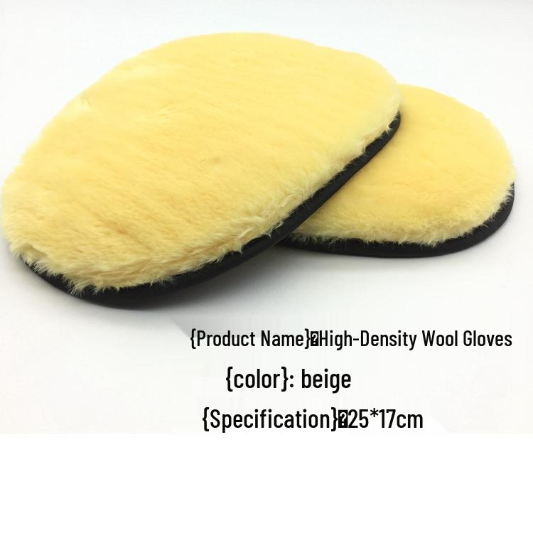 Плюшевые шерстяные перчатки для мытья автомобиля - Толстый дизайн в виде лапы медведя для детализации и нанесения воска