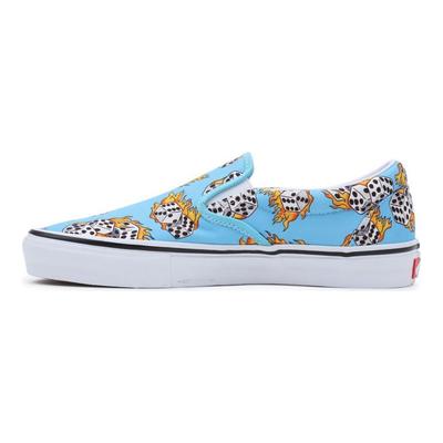 Кроссовки унисекс Skate Slip-On Blue Flame Dice Synth-Blue VN0A5FCABM6