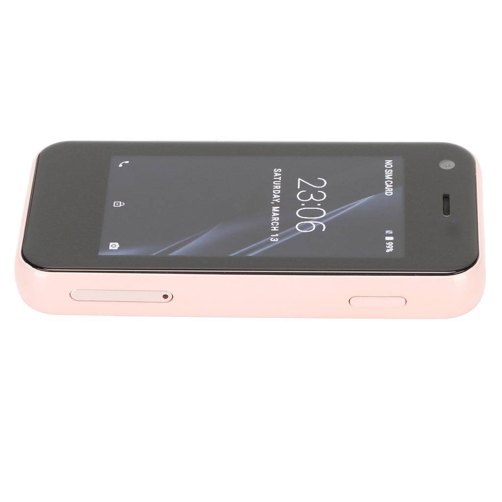XS11 Mini Mobile Phone 2.5in WiFi GPS 1GB 8GB Quad Core for Android Smart Phone for Students Pink