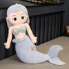 100cm Cartoon Multi Size Mermaid Plush Toys Soft Animal Pillow Stuffed Toy Princess Dolls Children  Girls Birthday Gifts