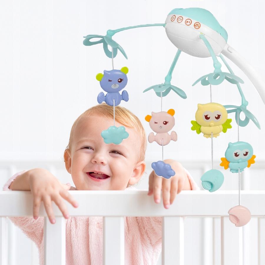 [PACZB][5] Crib carousel projector + remote control Blue U510N
