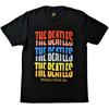 The Beatles Хлопковая футболка унисекс для взрослых World Tour 64 Wave