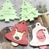 Christmas Tree Silicone Mold for Aromatherapy Wax Snowflake Elk DIY Aroma Gypsum Plaster Silicone Mould For Xmas Hanging Pendant