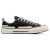 Converse Черные светоотражающие кроссовки унисекс Chuck 70 Hacked Heel Low Dark-Moth Egret A07984C