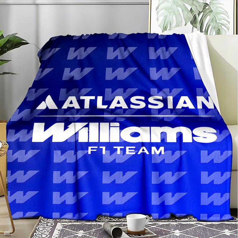 1PC Wil-liams Flannel Blanket, Use for Birthday/Holiday Gift, Soft Blanket for Sofa/Bed/Camping/Office/Tourism Use,All Seasons