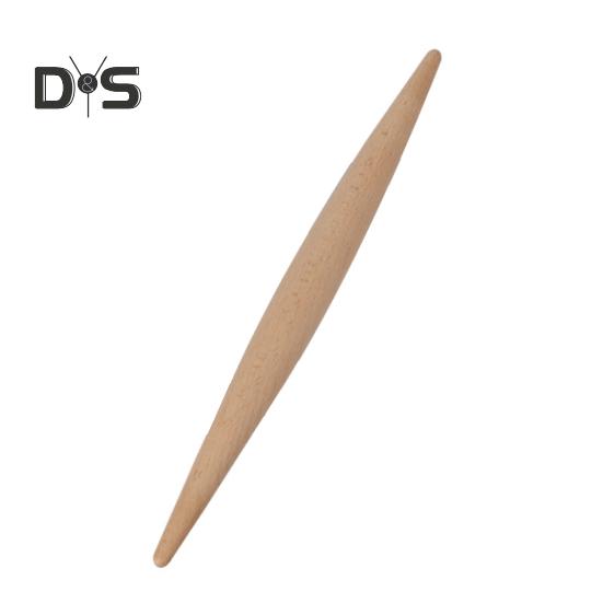 Скалка с антипригарным покрытием с двойным наконечником, скалка из тонкого дерева, мастерство изготовления, поставка тортов и макаронных изделий