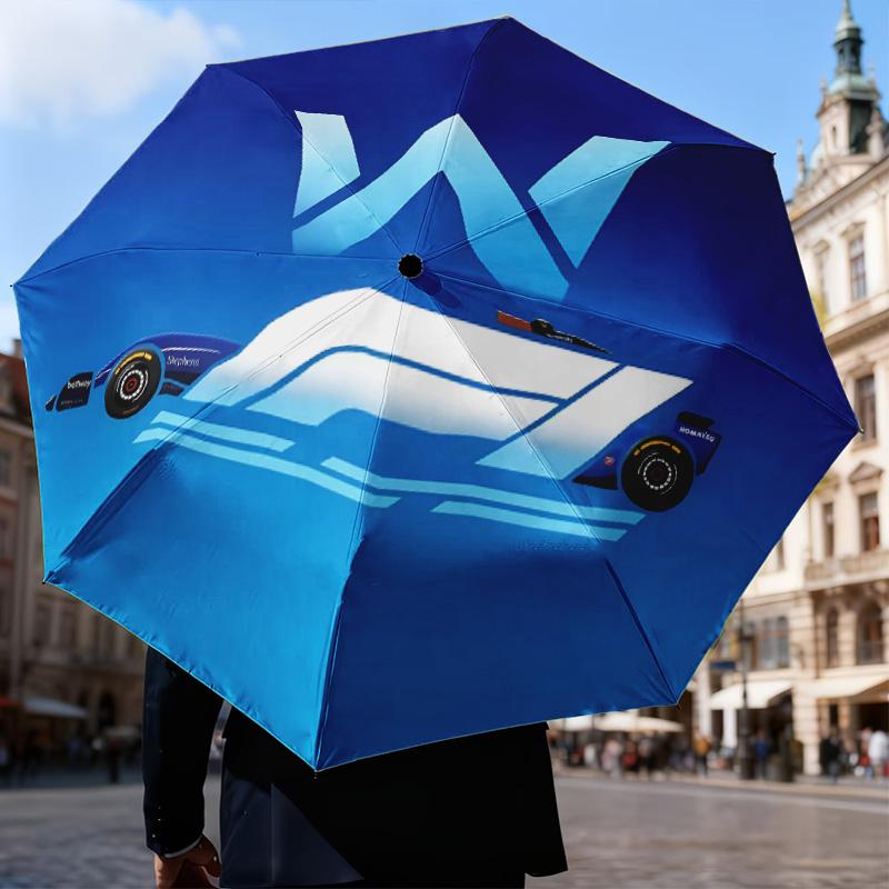 1PC Wil-liams Umbrella Folding Umbrella, Automatic Umbrella 8-Frame for Travel, Casual Lightweight Birthday Christmas gift