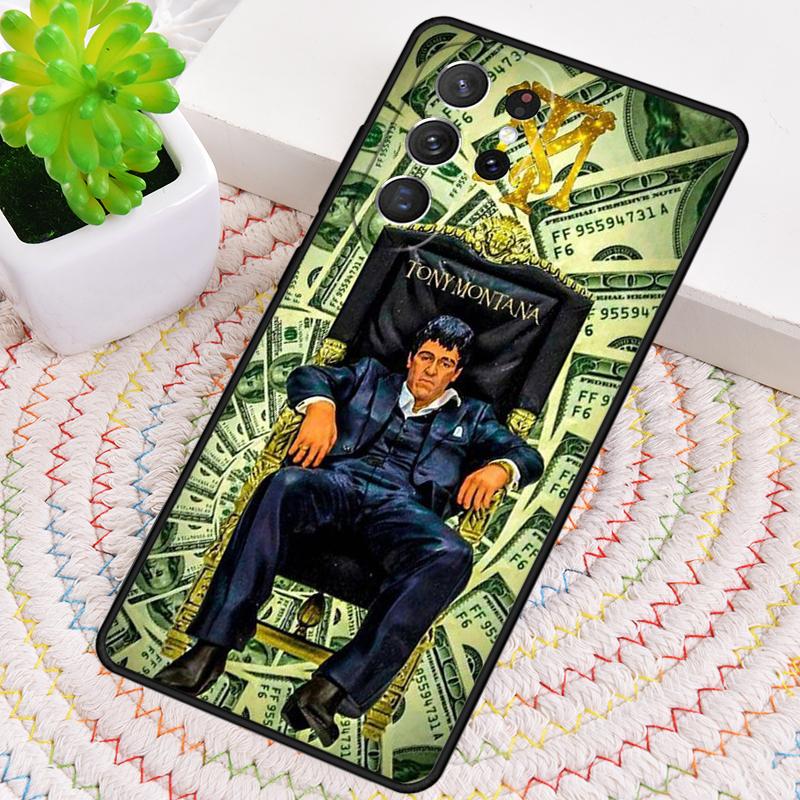 Чехол из ТПУ Tony Montana Scarface для Samsung Galaxy note 10 pro S26 S25 S24 S23 S22 Ultra Plus S21 FE S20 Ударопрочный чехол