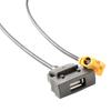 Высококачественный USB-интерфейсный кабель для Skoda Для Octavia RCD510 RSN315 Черный