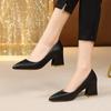Plus Size 35-42 Basic Pumps Pointed Toe High Heels Boat Shoes for Woman Dress Shoes Shallow White Wedding Shoes Black