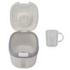 Rice Container Bug Proof Odorless Airtight Rice Box with Clear Window for Grains Sugar Flour