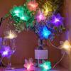 Waterproof String Lights LED Fiber Christmas String Light Decor Flower Fairy Lights  Home