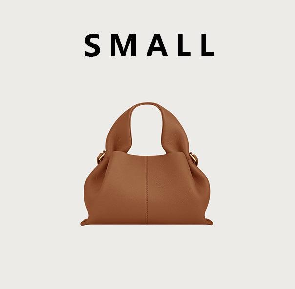 Pol Cloud Сумка-пельмень из натуральной кожи класса люкс в ретро французском стиле