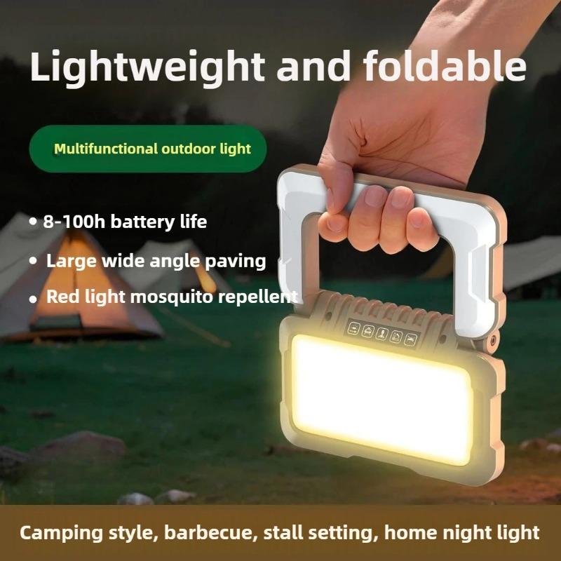 Portable Hanging Lanterns For Camping Ultra-Bright Illumination Emergency Tent Light With Rechargeable Long Battery Life Z4E1