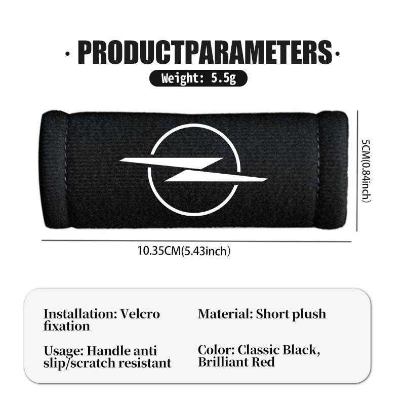 AAAYW1 Car Logo Roof Handle Cover Handle Protective Covers Anti-wear Accessories For Opel Astra G J H Insignia Zafira Corsa D C Vectra