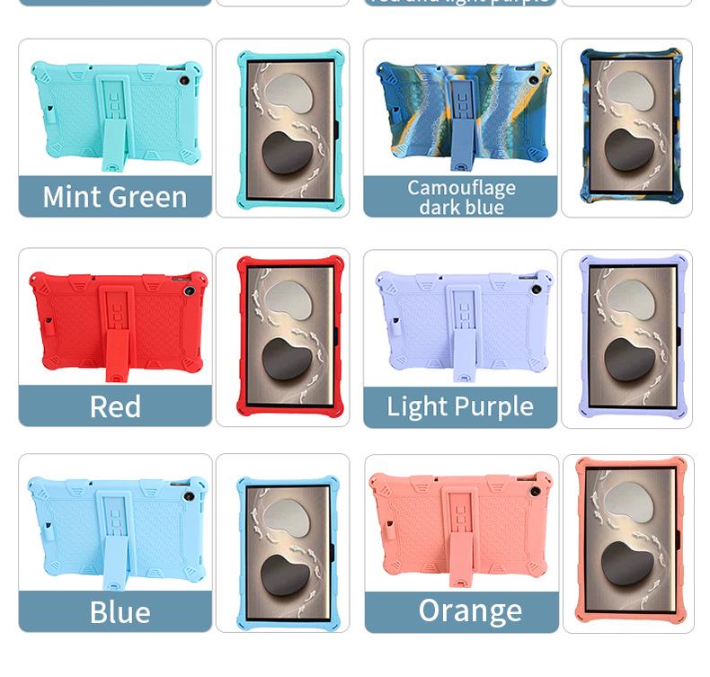 Защитный резиновый чехол с ретро-узором для Lenovo Tab M10 10,1 дюйма (3-е поколение, TB-328F)