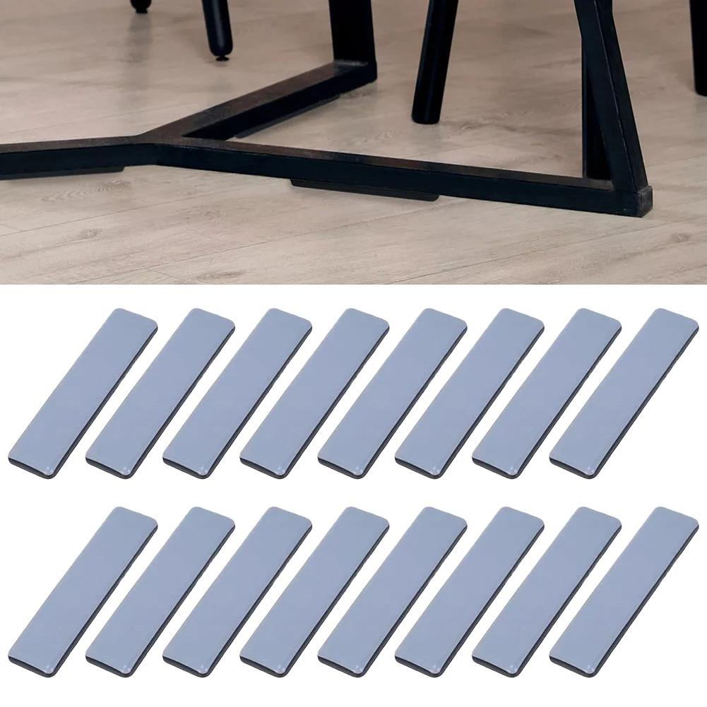 16 Pcs Furniture Sliders Gliders Square Mover Pad Household Anti Collision Furniture Sliders Movers Protection Foot Sliding Pad