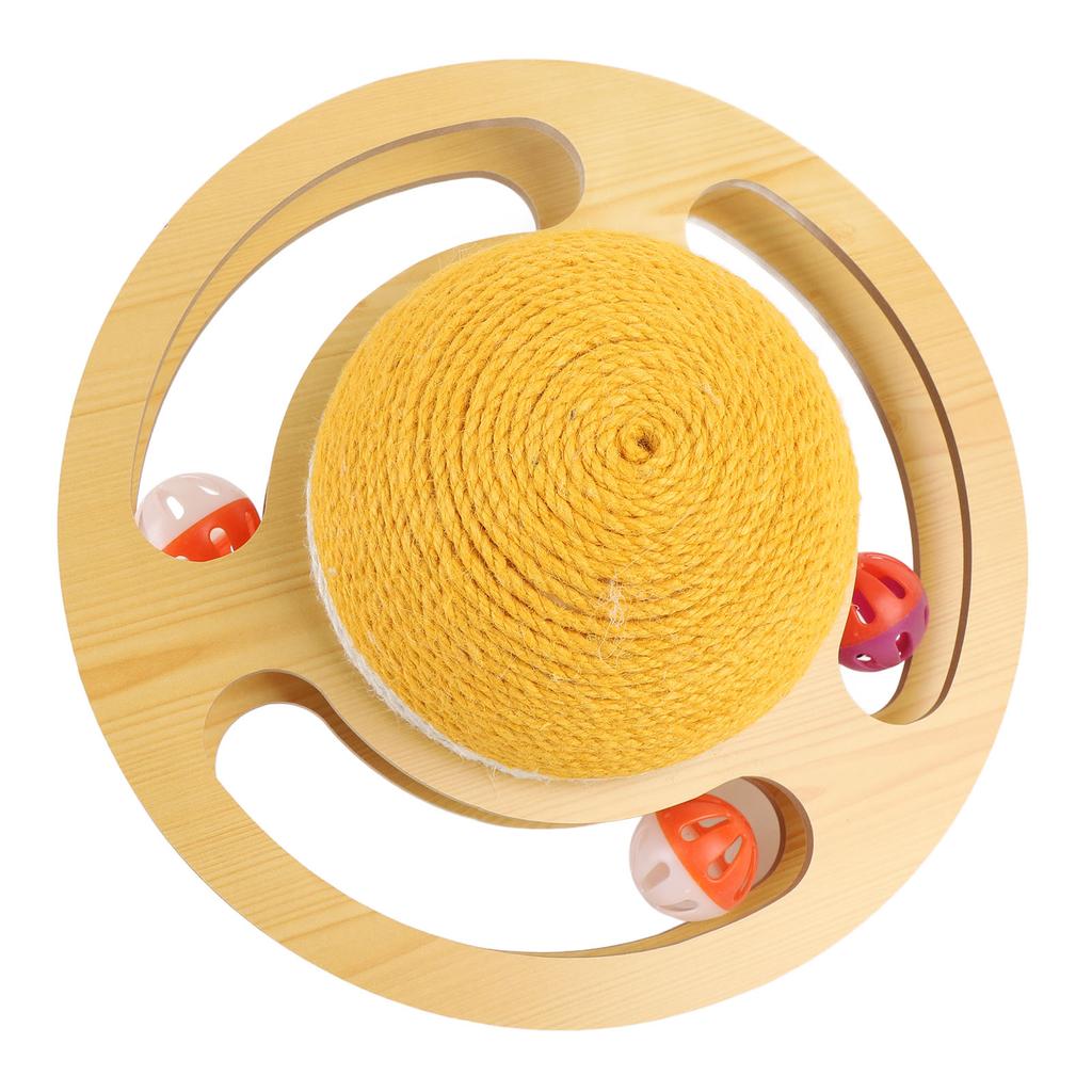 Cat Scratching Ball Toy Sisal Protect Furniture Stylish Look Cat Scratcher Ball for Indoor Home