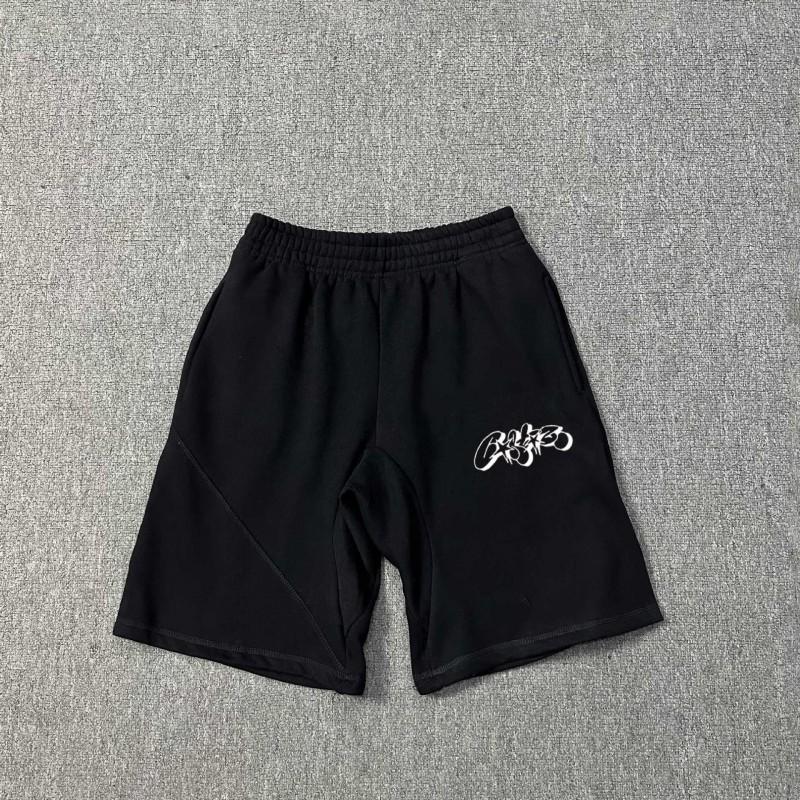 Cort Short Devil Island Print Shorts Mens Hip Hop Skate Casual Sweatpants Trendy Streetwear