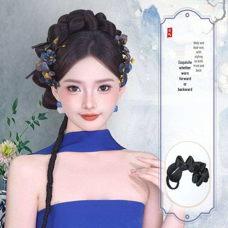 Готовый пучок-бант для волос от Xiu He Makeup Artist - Простой инструмент для создания свадебной прически в китайском стиле