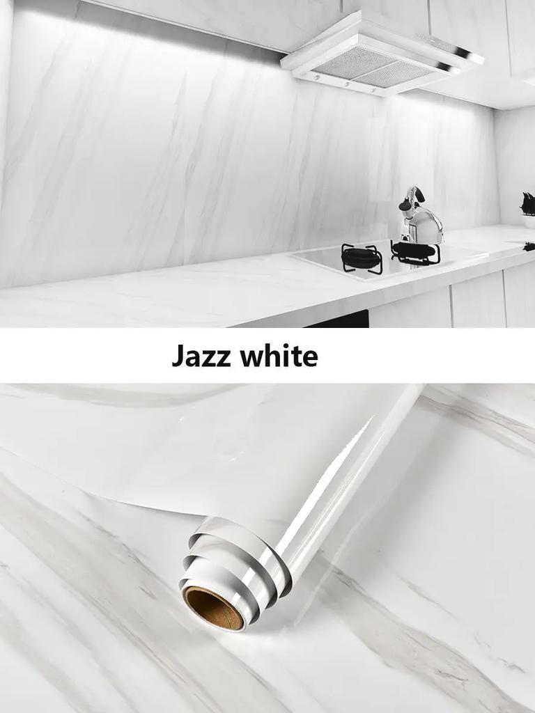 40 см Кухонная наклейка на стену самоклеящаяся с мраморным рисунком водонепроницаемая для шкафа плиты столешницы обои рабочий стол ванная комната ремонт