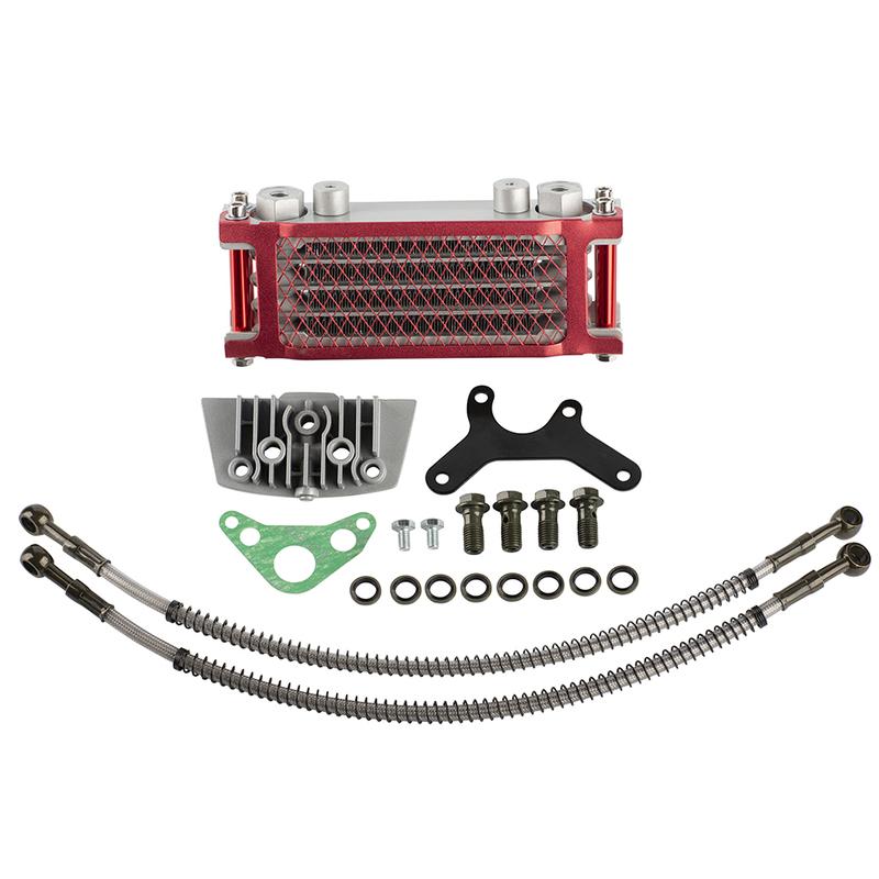 Motorcycle Oil Cooler Oil Radiator Kit For Honda Monkey Yamaha Kawasaki 50cc-140cc Pit Dirt Bike Scooter Moped Enduro Motocross